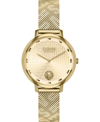 Versus La Villette Mesh Strap Watch, 44mm In Gold