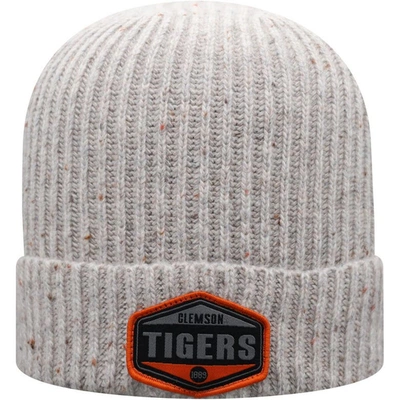 Top Of The World Gray Clemson Tigers Alp Cuffed Knit Hat
