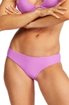 Billabong Sea Through Me Tan Lines Lowrider Bikini Bottoms In Bright Orchid