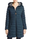 Save The Duck Packable Quilted Long Puffer Coat - 100% Exclusive In Navy Blue Melange