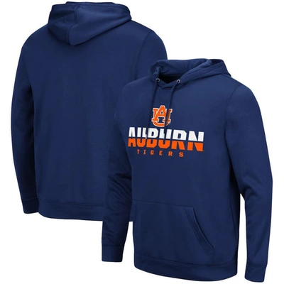 Colosseum Navy Auburn Tigers Lantern Pullover Hoodie