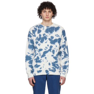 Apc Olivier Organic Cotton Crewneck Sweatshirt In White