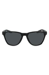 Nike Maverick Rise 56mm Tea Cup Sunglasses In Matte Black/dark Grey