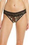 Natori Bliss Perfection Bikini In Chestnut Luxe Leopard Print