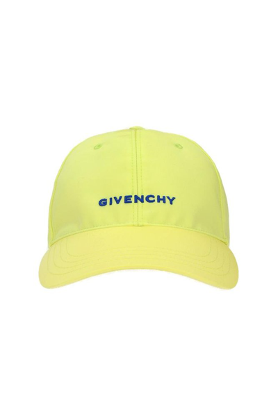 Givenchy Embroidered-logo Baseball Cap In Yellow