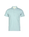 Billy Reid Pensacola Slim Fit Polo Shirt In Lake Blue