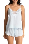 In Bloom By Jonquil Short Pajamas In Palest Blue