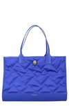 Kurt Geiger Quilted Shopper Bag In Blue
