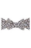 Baby Bling Babies' Print Knot Headband In Black White Leo Le