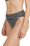 Sea Level Roll Down Bikini Bottoms In Black