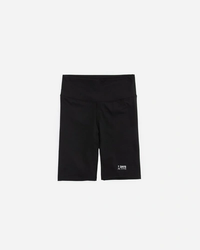 7 Days Active Bike Shorts - Heavy In Black