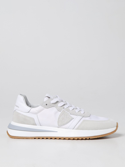 Philippe Model Tropez 2.1 Mondial Leather Trainers In White