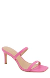 Bcbgeneration Salin Slide Sandal In Bubblegum Pink Leather