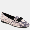Journee Collection Collection Women's Tru Comfort Foam Wide Width Cordell Flat In Snake