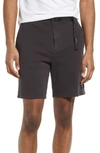 Rag & Bone Archetype Perry Organic Cotton Shorts In Dark Grey