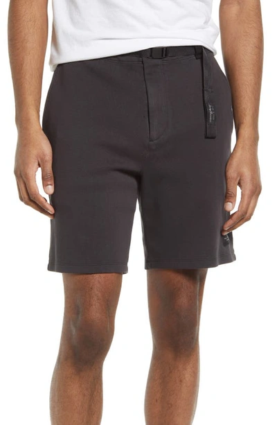 Rag & Bone Archetype Perry Organic Cotton Shorts In Phantom