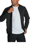 Cuts Clothing Legacy Water Resistant Bomber Jacket In Black