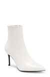 Jeffrey Campbell Nixie Pointed Toe Bootie In Ice Crinkle Pat