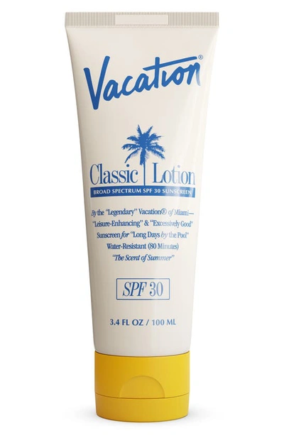Vacation Classic Lotion Broad Spectrum Spf 30 Sunscreen, 3.4 oz In Default Title