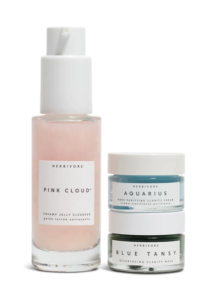 Herbivore Botanicals Waves Of Clarity Skin Care Set Usd $37 Value In Beauty: Na