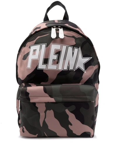 Philipp Plein Camouflage-print Backpack In Grün | ModeSens