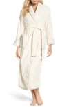 Natori Long Plush Robe In Alabaster