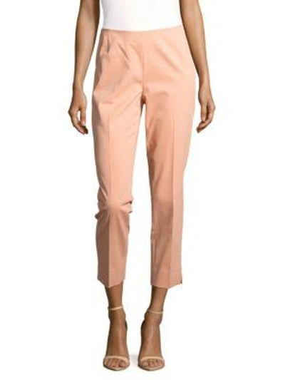 Lafayette 148 Stanton Cropped Trousers In Nectarina