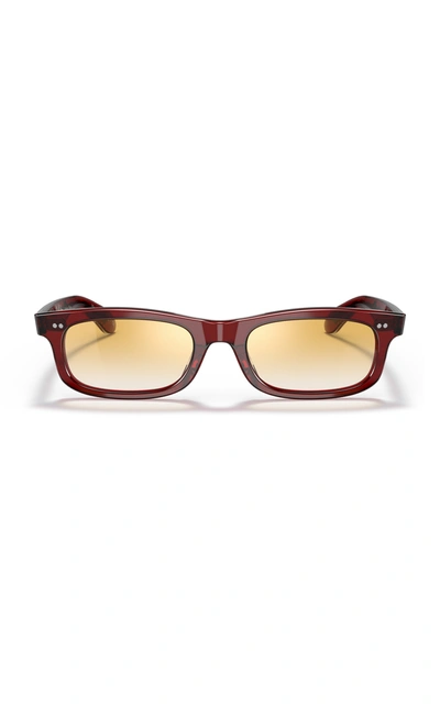 Oliver Peoples Women's X Fai Square-frame Acetate Sunglasses In Sundust Gradient
