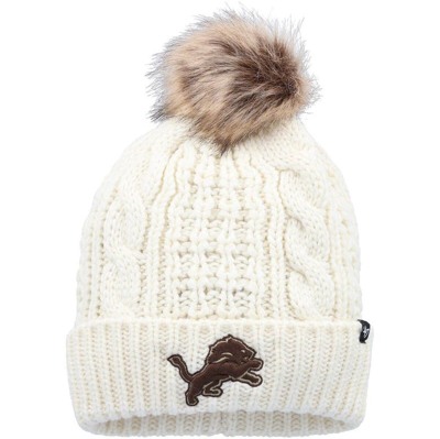 47 ' Cream Detroit Lions Meeko Cuffed Knit Hat