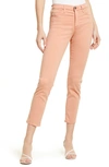 Ag The Prima Mid Rise Crop Cigarette Jeans In Watermelon Sorb