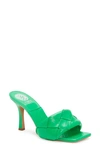 Vince Camuto Brelanie Braided Strap Sandal In Lotus Green