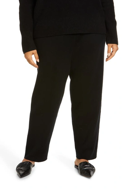 Vince Slim Fit Cashmere Pants In Black