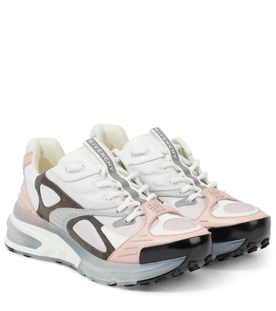Givenchy Giv 1 Mesh Clear-sole Runner Sneakers In White