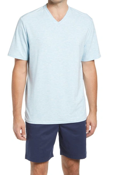 Tommy Bahama Costa Vera V-neck T-shirt In Picasso Blue