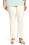 Nic + Zoe 'wonder Stretch' High Rise Straight Leg Pants In Sandshell