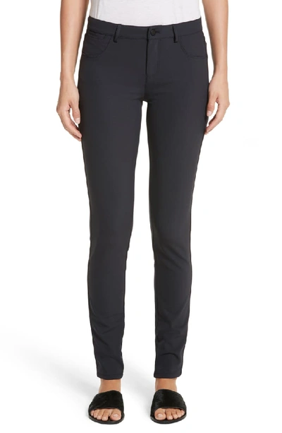 Lafayette 148 Mercer Acclaimed Stretch Skinny Pants In Ink