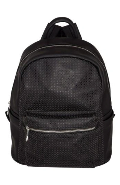 Urban Originals Lola Perforated Vegan Leather Backpack - Black
