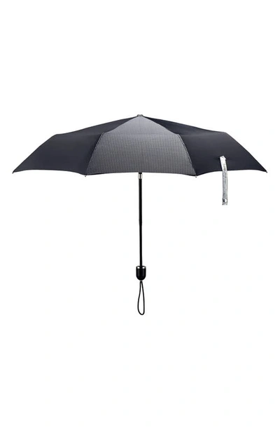 Shedrain Stratus Compact Umbrella In Black/ Piano Black