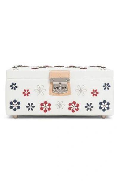 Wolf Medium Blossom Jewelry Box - Ivory