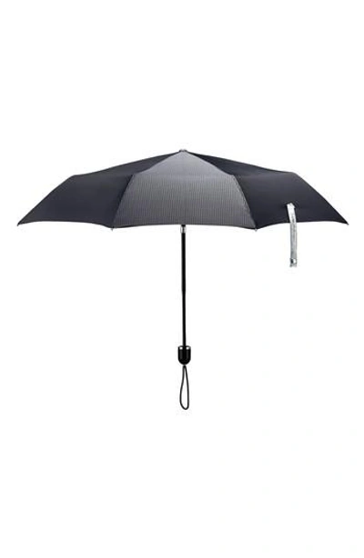 Shedrain Stratus Compact Umbrella In Black/ Piano White