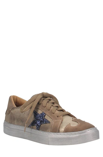 Dingo Women's Playdate Leather Sneakers Women's Shoes In Gold-tone