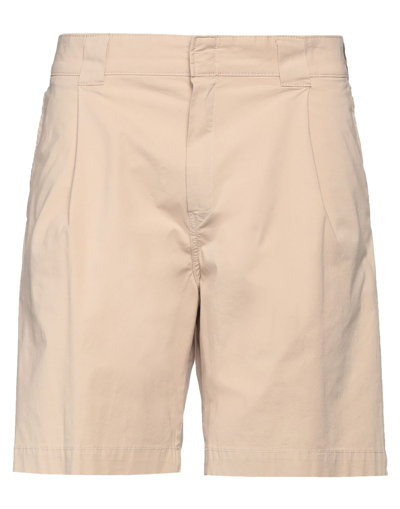 Carhartt Man Shorts & Bermuda Shorts Beige Size 34 Cotton, Elastane