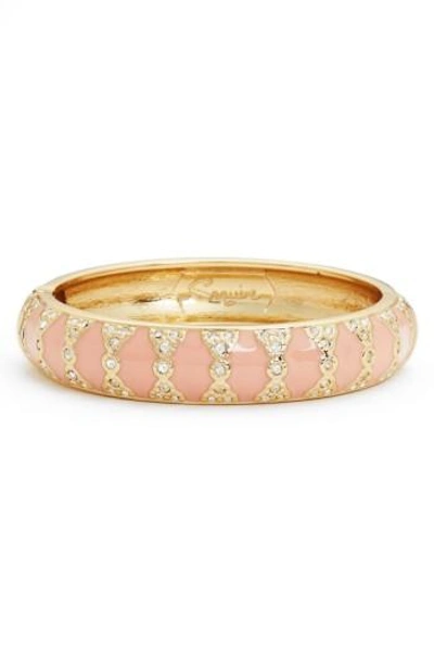 Sequin Moorish Embellished Bangle In Blush