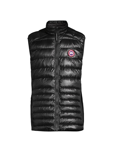 Canada Goose Hybridge Lite Zip-up Vest In Black