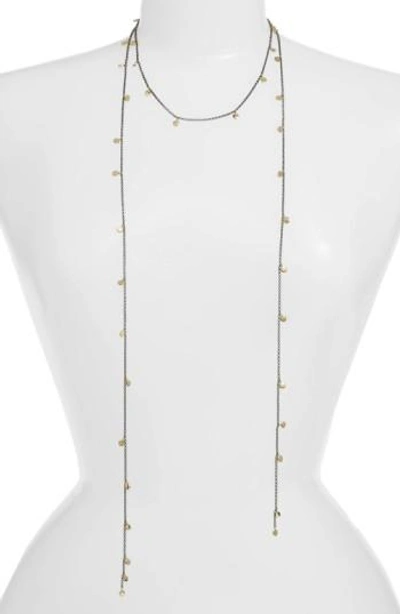 Jules Smith 'marlin' Choker Necklace In Gunmetal/ Gold