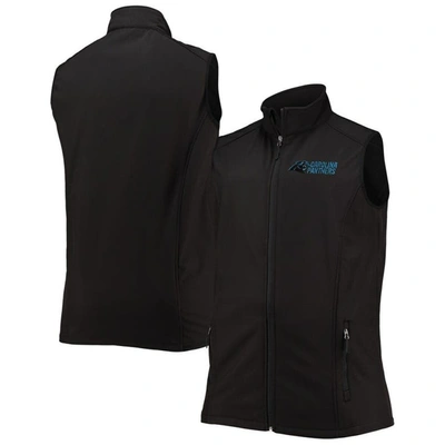 Dunbrooke Black Carolina Panthers Big & Tall Archer Softshell Full-zip Vest