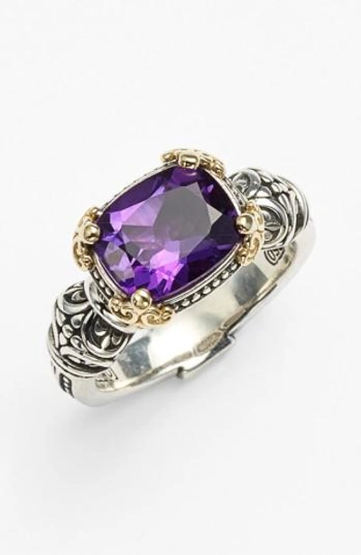 Konstantino Hermione Stone Ring In Silver/ Purple