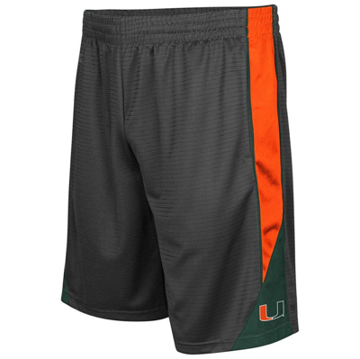 Colosseum Men's  Charcoal Miami Hurricanes Turnover Shorts