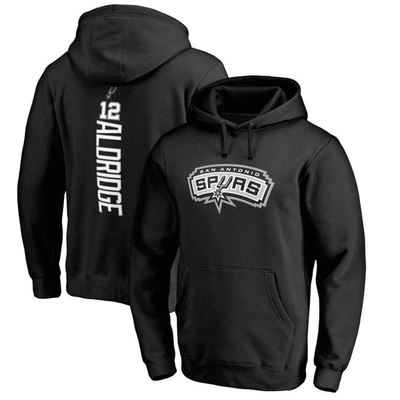 Fanatics Lamarcus Aldridge Black San Antonio Spurs Backer Pullover Hoodie