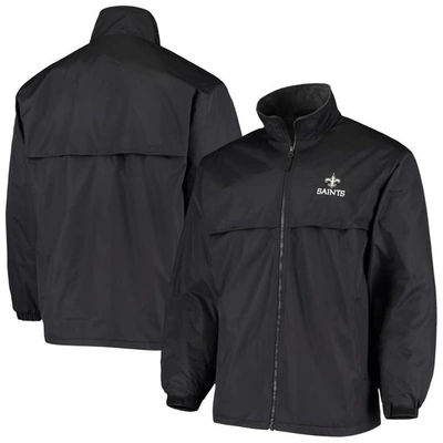Dunbrooke Black New Orleans Saints Triumph Fleece Full-zip Jacket